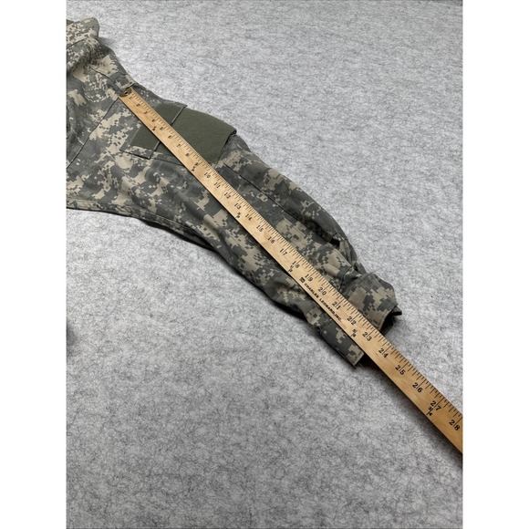 US Army Combat Military Mens Medium Short ACU Field Jacket Digital Camouflage - Picture 4 of 10